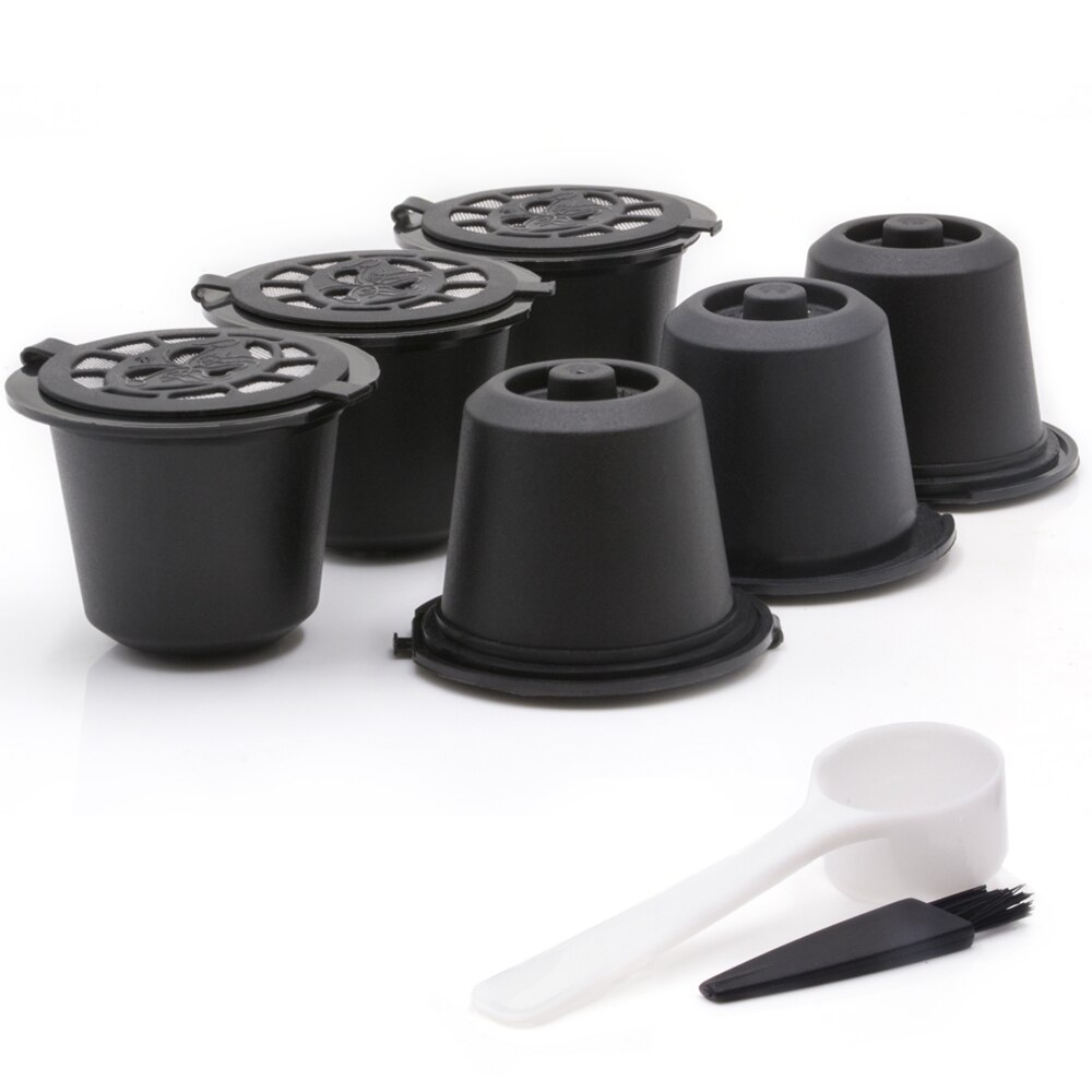 1/3/6 stuks koffie capsules nespresso navulbare capsules koffiefilter nestlé dolce gusto capsules herbruikbare café tools: 3 stuks