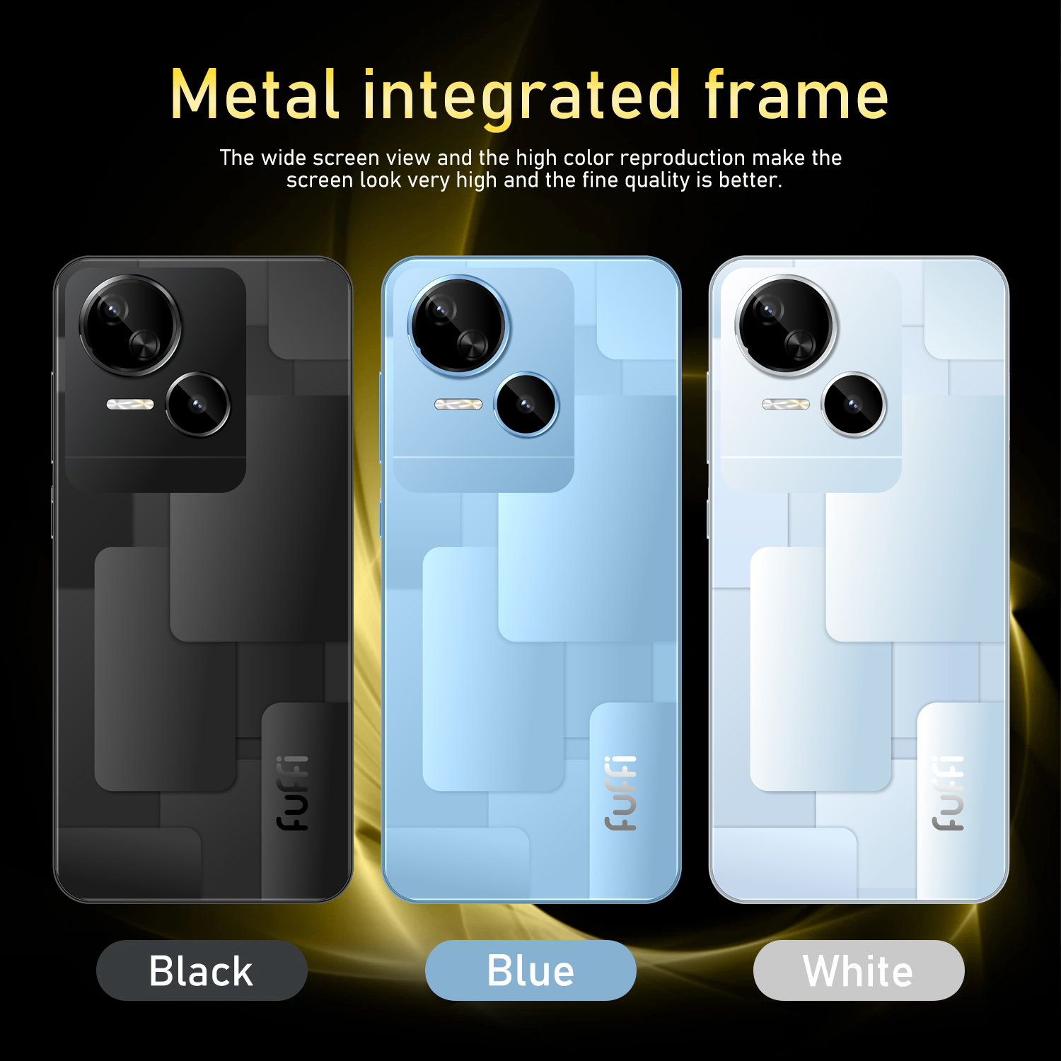 FuffI-6.56 polegadas, rede 4g, 4gb ram 32gb rom, câmera 5 + 13mp, smartphone android, google play store, sim duplo, telefones celulares