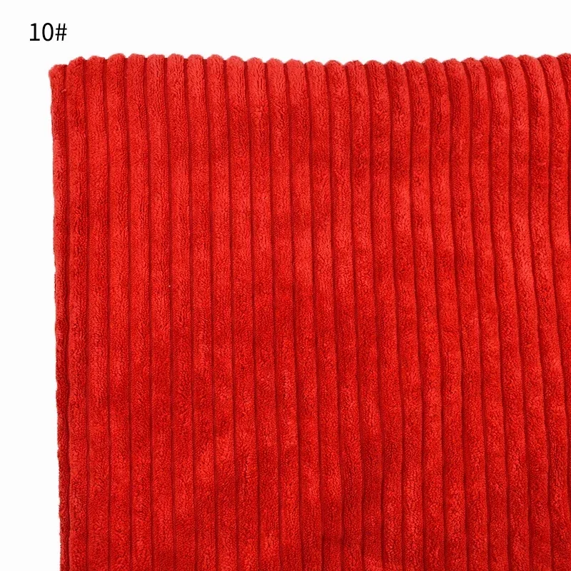 50/100*150 cm striped cotton cord fabrics for sofa cushions, plush toys, decorative cloth, garments, home textiles, diy sewing material: 6 yards / Dark coffee