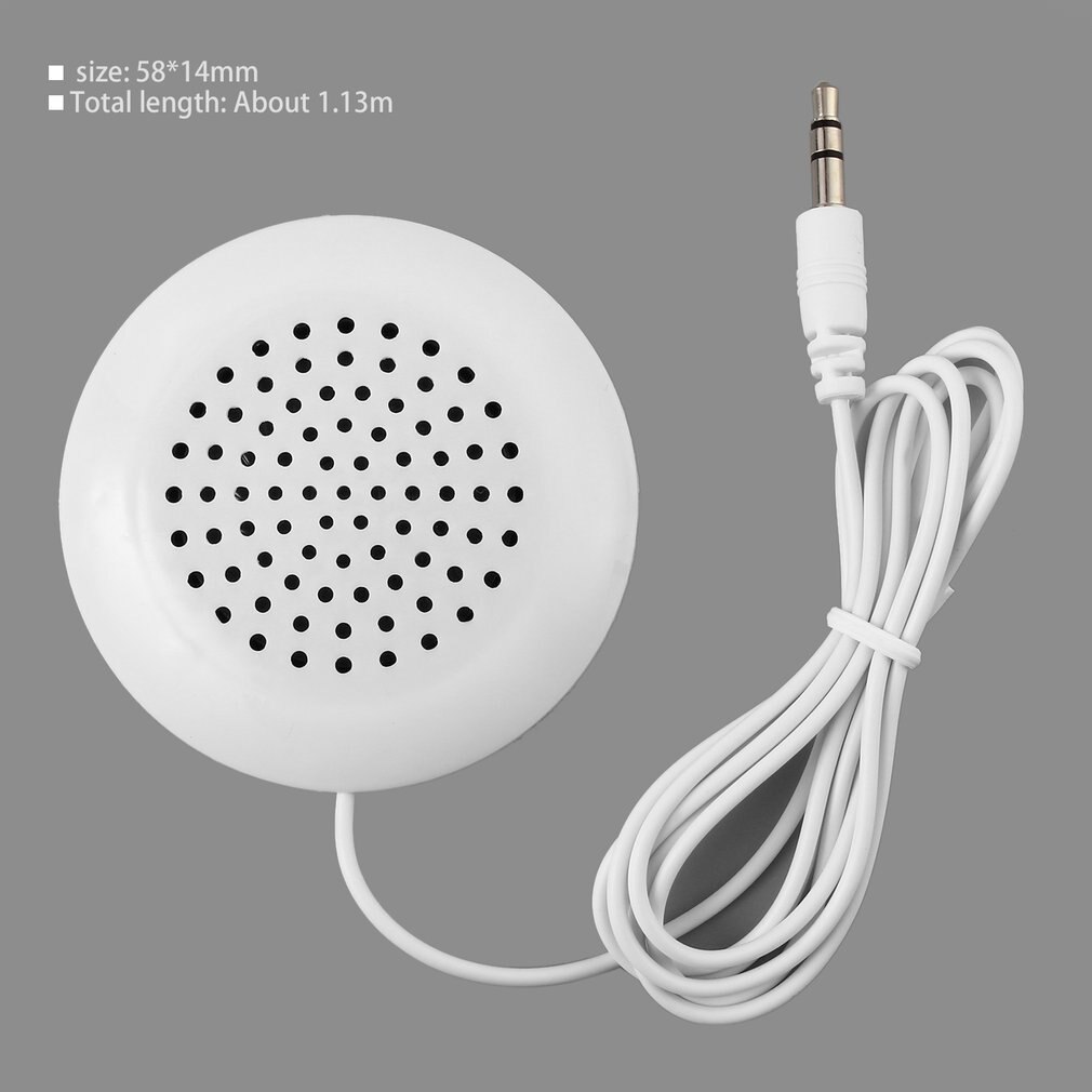 DIY 3,5mm Mini Lauter Lautsprecher Musik Kissen Stereo Lautsprecher Für MP3 Telefon Für iPhone Für iPod berühren CD Schlafen verwenden