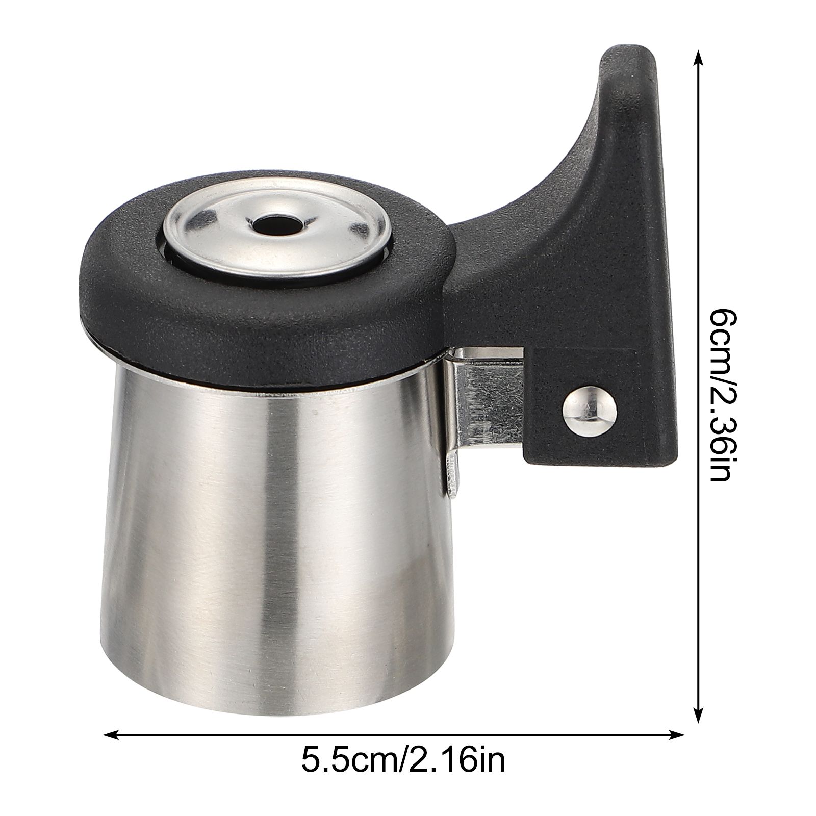1/2 Stuks Roestvrijstalen Ketel Uitloop Fluitketel Fluiten Nozzle Fluitketel Fluit Pijp Water Vervangen Uitloop Keuken Accessoire: 2Pcs 6X5.5X3.2cm