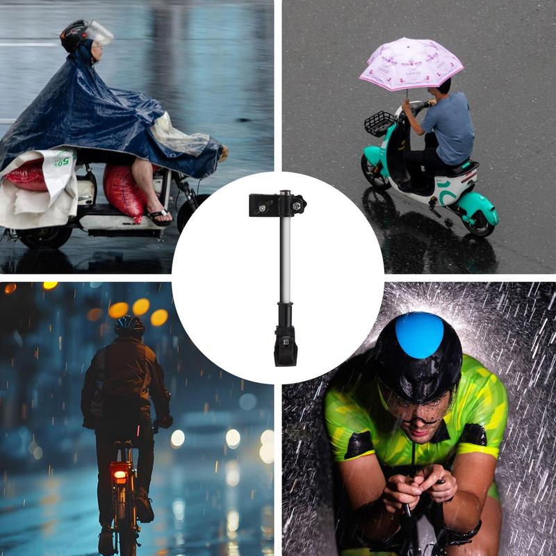 Beslag til kørestolsparaply, hurtigudløser til motorcykelparaply, udtrækkelig paraplyholder til klapvogn og scooter