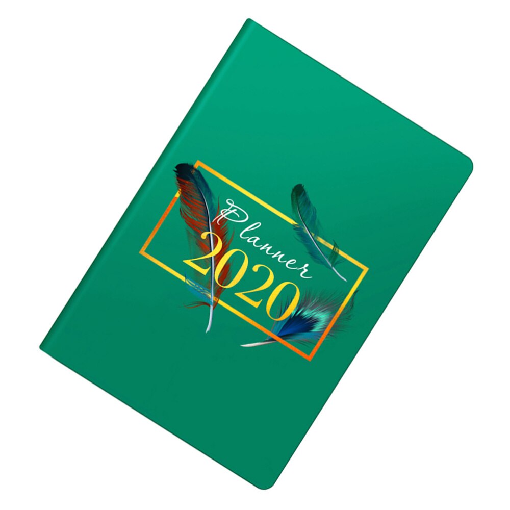 1Pcs A5 Planner Efficiency Agenda Schedule Notebooks Diary Stationery for School Office(Red): Picture 3