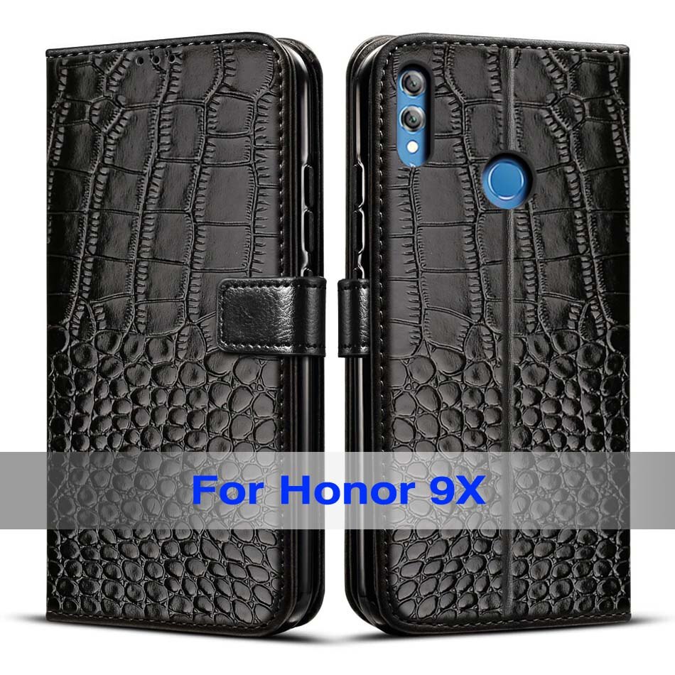 Magnetic Case For Honor 9X Global Case bumper Honor 9X Premium Phone Cover For Huawei Honor 9X Premium STK-LX1 Soft TPU bags: Black