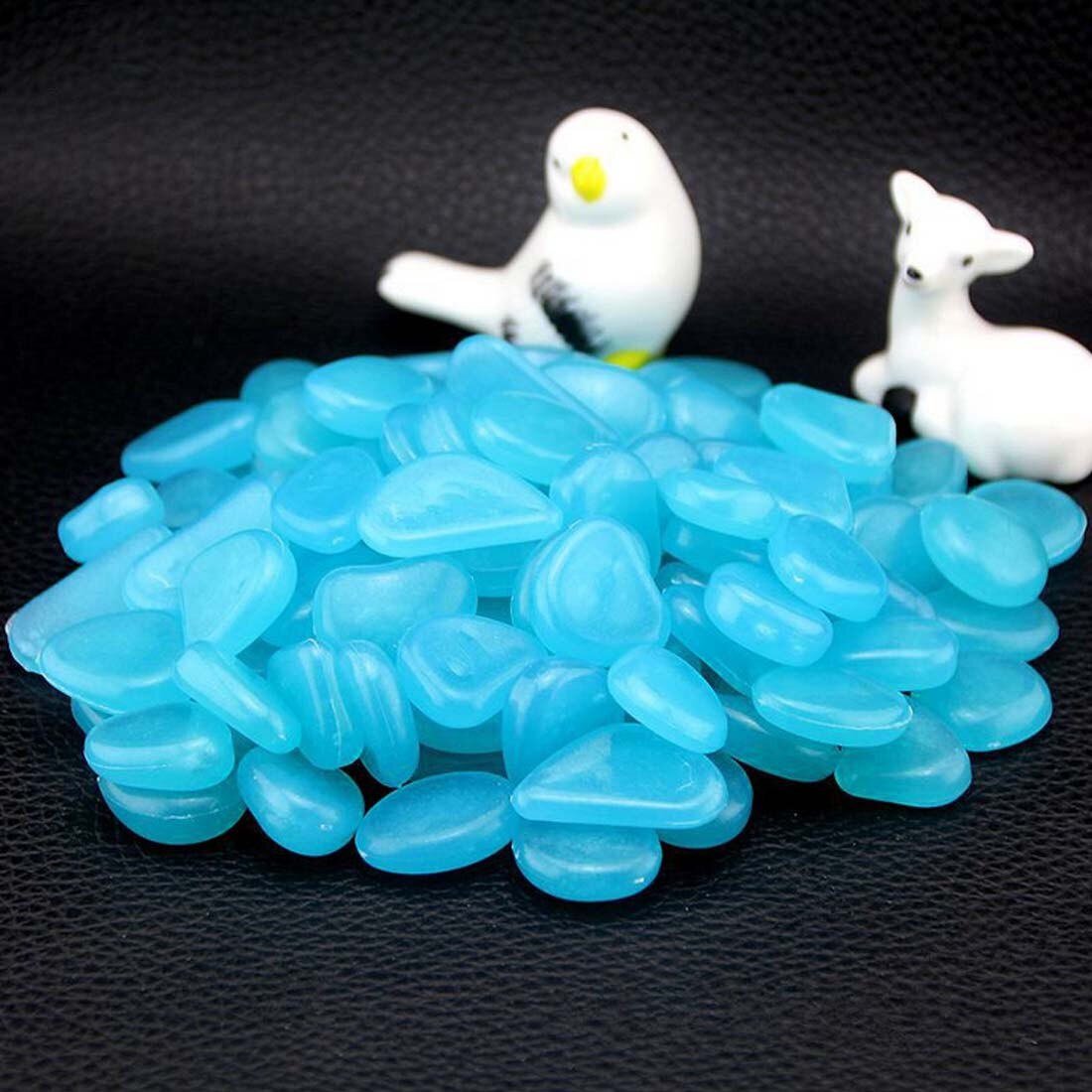 10 stuks glow in the dark tuinkiezels, lichtgevende stenen, stenen voor looppaden, tuinpaden, patio's, gazons, tuindecoratie, lichtgevende stenen: 11
