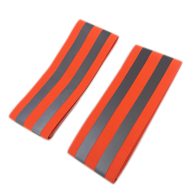 Opaski odblaskowe elastyczna opaska na nadgarstek kostki paski na nogi reflektor bezpieczeństwa taśmój na noc jogging pieszy jazda na rowerze