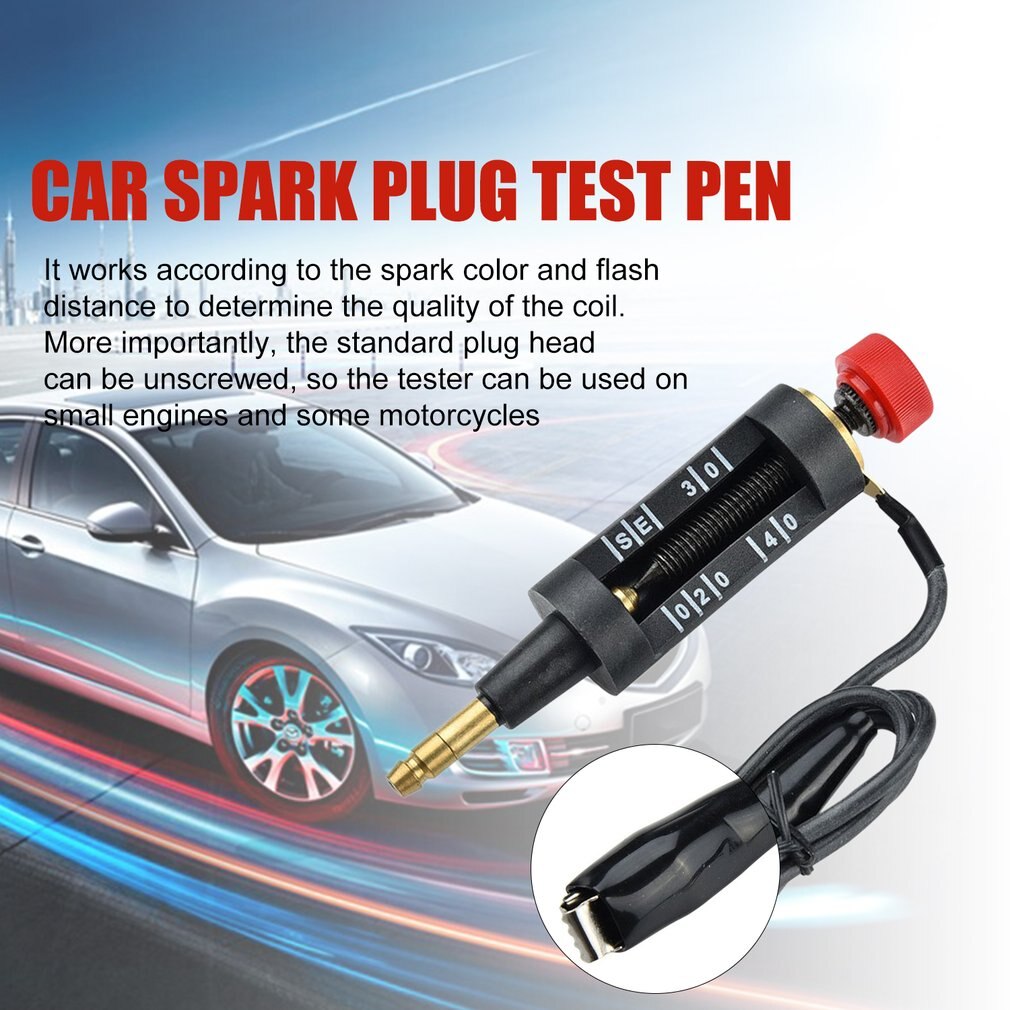 Adjustable Ignition Spark Plug Tester Pick Up Coil Diagnostic Tool Test Automotive Adapter Auto Diagnostic Test Tool