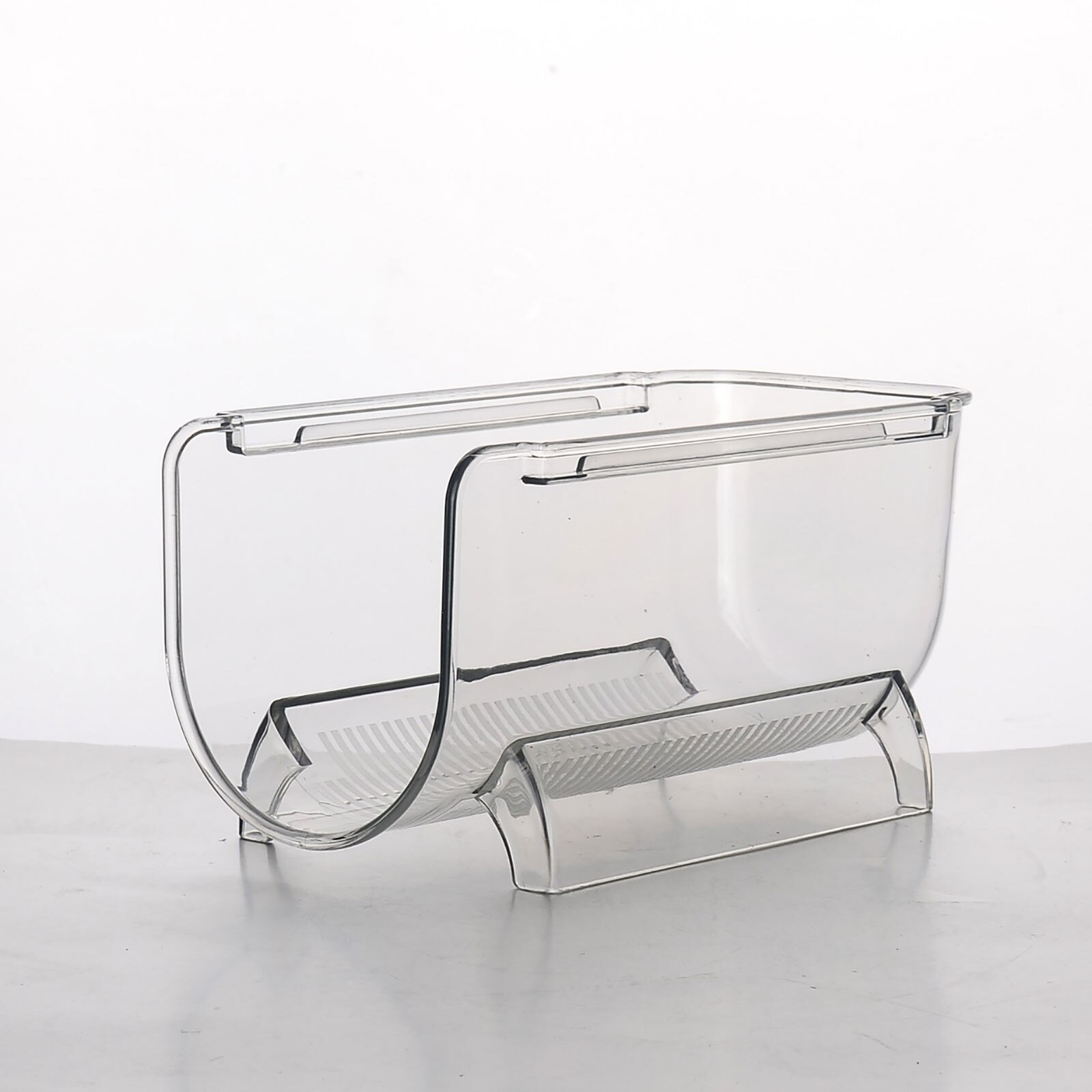 Refrigerator Organizer Kitchen Bottle Storage Rack Stackable Wine Holder Bottles Display Shelf Fridge Kitchen Organizer 1231