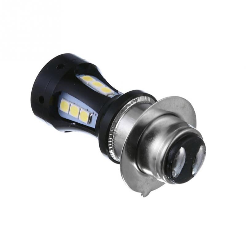 Faro LED Universal para motocicleta, Bombilla H6, P15D-25-1, 3030, 1000LM, 6500K, 18 LED, accesorios de motocicleta, antiniebla
