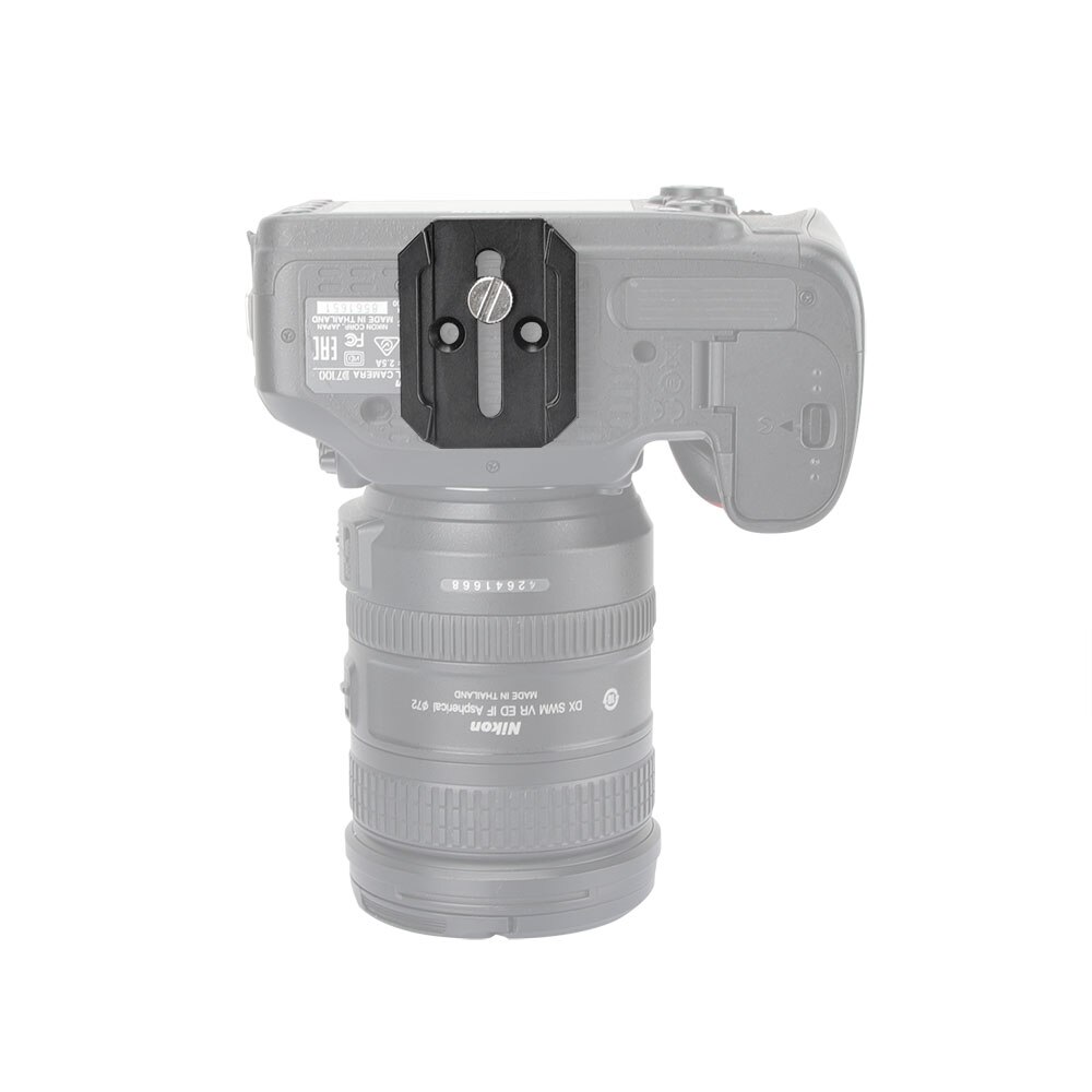 KIMRIG ARCA Swiss Style Quick Release Plate Sliding Mount Base Plate With 1/4"-20 Mounting Stud For DSLR Camera
