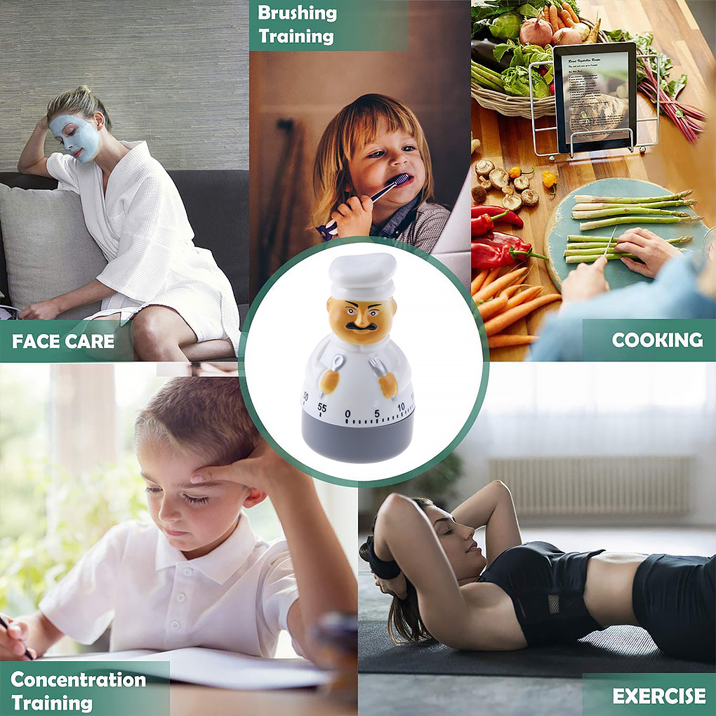 Kitchen Digital Timers Manual Countdown Kitchen Timer Countdown Alarm Clock Mechanical Cooking Timer Alarm Counter Clock