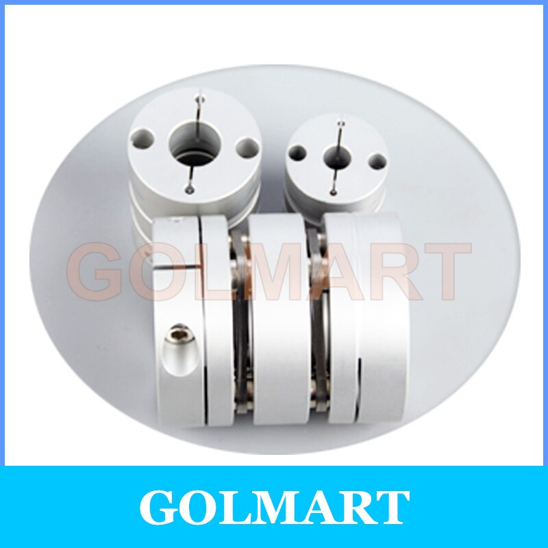 D39 L49 Motor Shaft Coupling Outer Dia. 39 MM Flexible Double Diaphragm Disk Coupling Disc Coupler for CNC motor