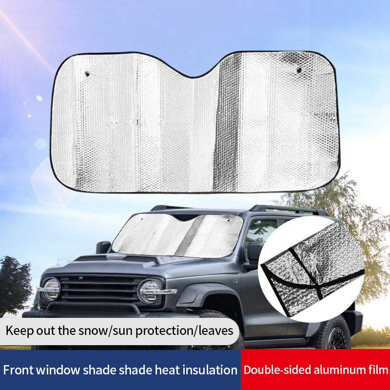 Parasol para ventana de coche, cubierta para ventana delantera de coche, protección Anti-UV, bloque de parabrisas trasero delantero, cubierta para parabrisas, accesorios para automóvil