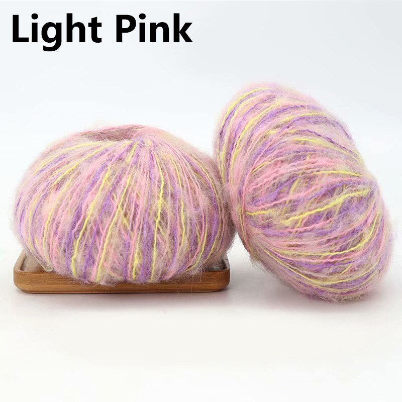 25g 14 couleurs fil de laine coloré pour tricoter Segment teint 1 brin à la main fils au Crochet pour tricoté chapeau écharpe pull: 13