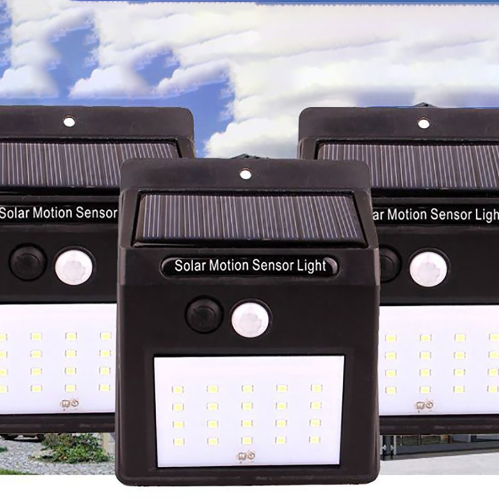 LED Solar Light Solar PIR Motion Sensor Lamp IP65 Waterproof Outdoor Garden Yard Lamp Emergency Security Light