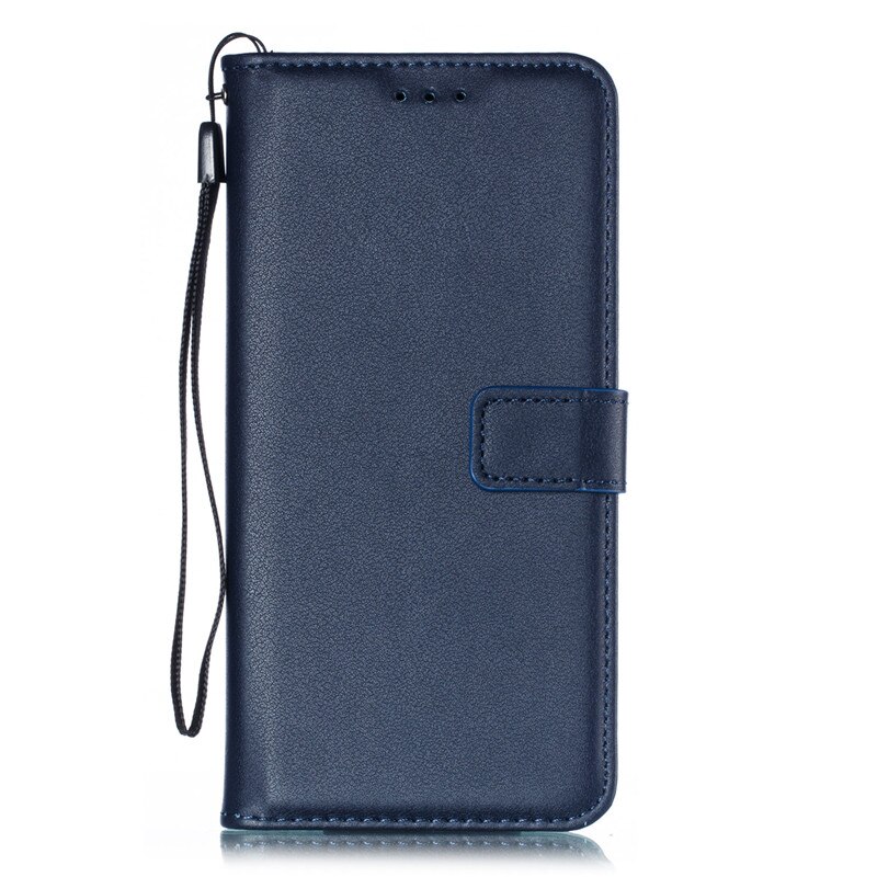 Funda para teléfono móvil Nokia 5, carcasa para Nokia 5 TA-1053 TA-1044, 3, 5, 6, 8, 9 TA-1032, Cuero clásico, billetera: for Nokia 6 / Navy Blue