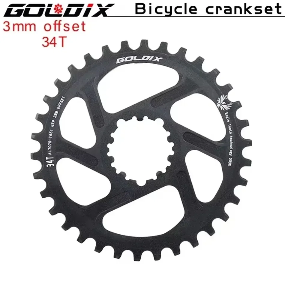 Mountainbike Kettingblad - Direct Mount 3°/6° Offset - 30T-38T Wide Narrow - voor SRAM NX XX XO Eagle: Bordeauxrood