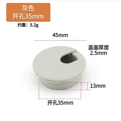 Dual Usb 50 53 60 80mm Wire Hole Cover Round Home Office Table Outlet Port Line Box Computer Desk Cord Grommet Cable Organizer