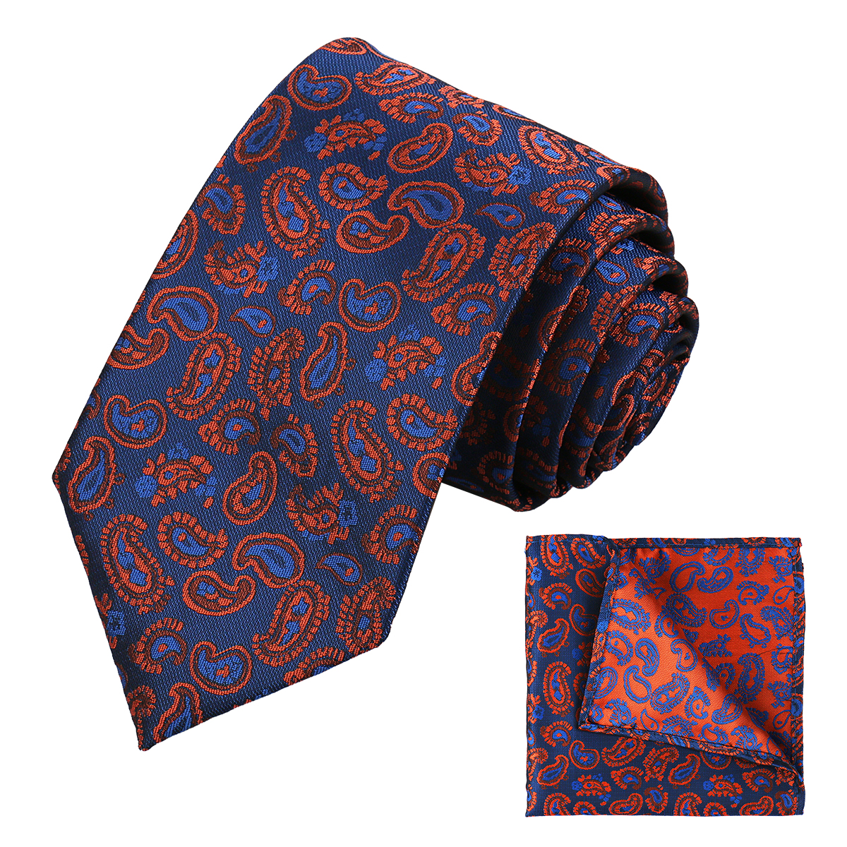 Corbata cuadrada de bolsillo para hombre, conjunto de negocios, corbata, pañuelo, tejido Jacquard, Floral, Paisley, para padrino de boda: Verde