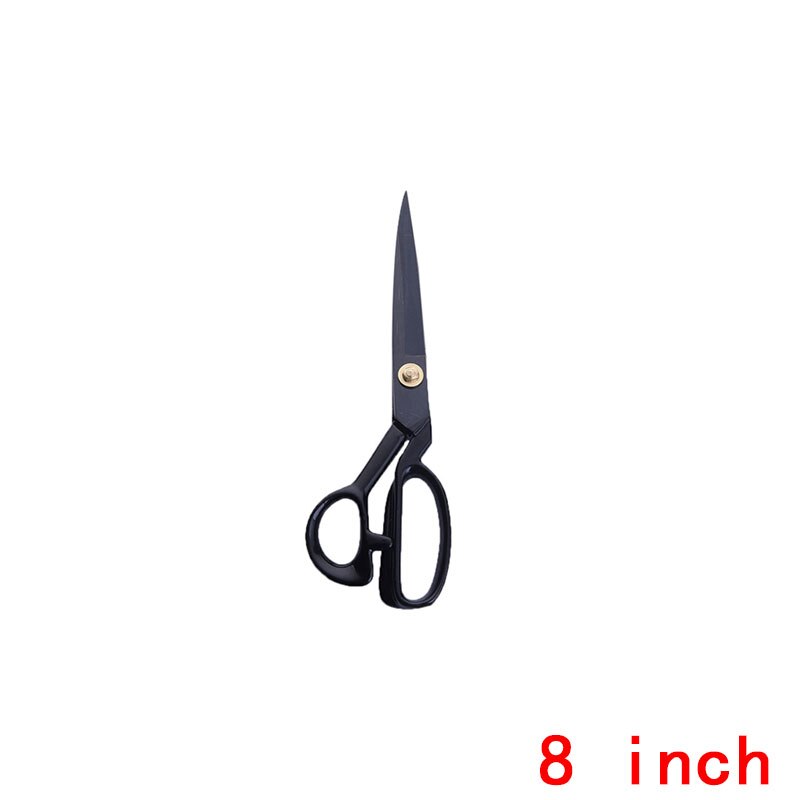 Tijeras de costura negras de acero inoxidable de , 5 tamaños, herramienta de corte de tela de cuero afilada, tijeras de costura y bordado H: TI-JD033A