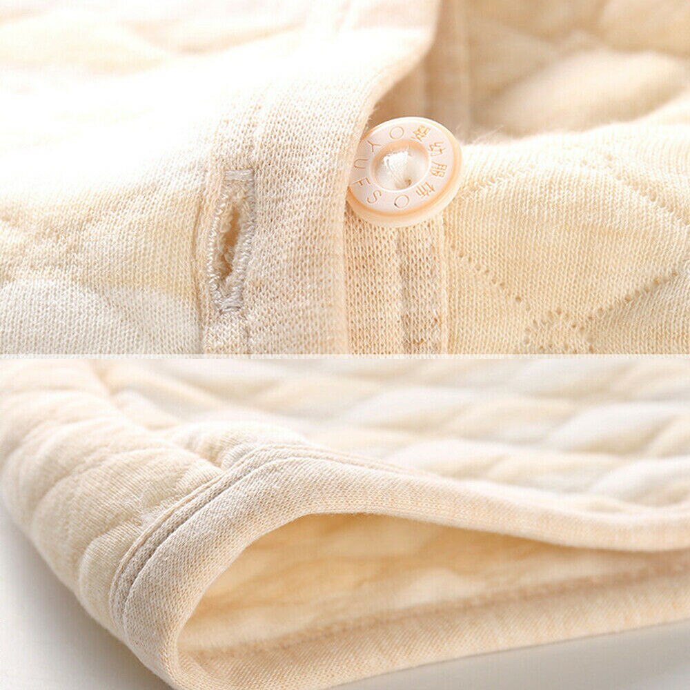 Toddler Baby Boys Girl Winter Add Wool Outerwear Vest Coats Kids Cotton Jacket Clothes 3M-5Y