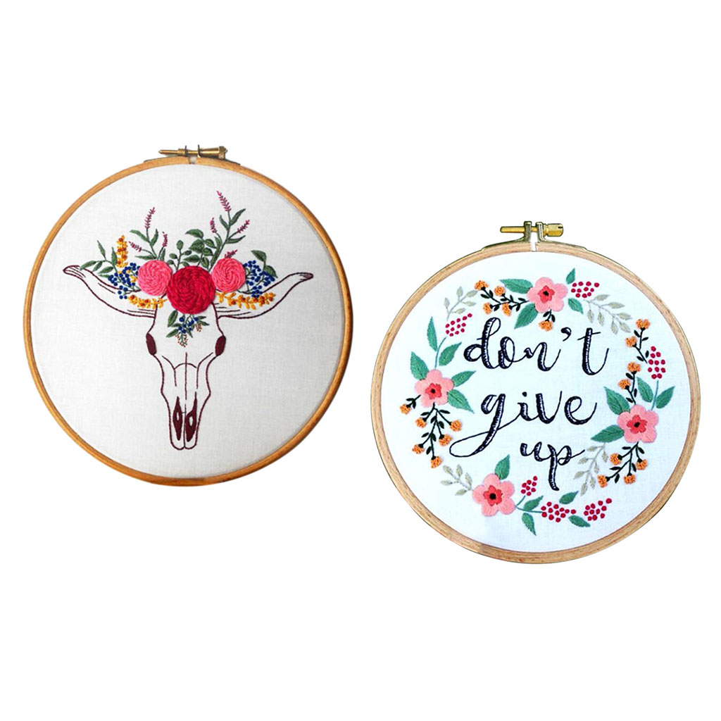 Borduurwerk Starter Kit Borduurpakketten Handgemaakte Handwerken Krans Patroon