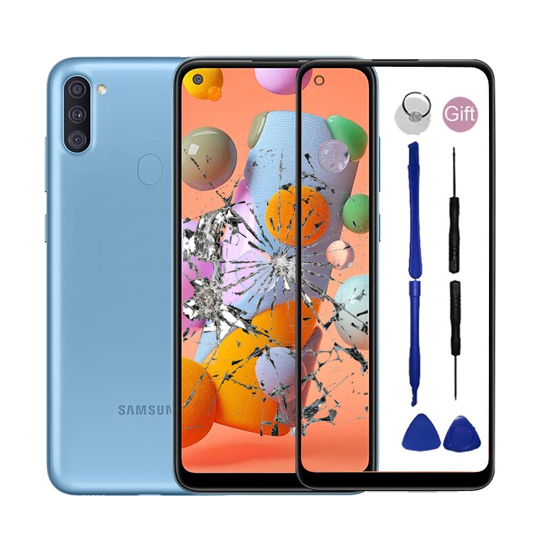 Voor Samsung Galaxy A11 Een 11 Voorpaneel Voor Samsung Galaxy M11 M 11 Touch Screen Outer Glas Niet Lcd display Sensor: A11