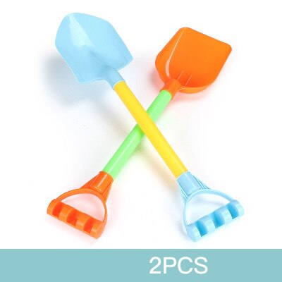 Strand Zand Spelen Speelgoed set Kids Seaside Emmer Schop Hark Kit Play Toy graven zand schop tool Willekeurige Kleur: 5