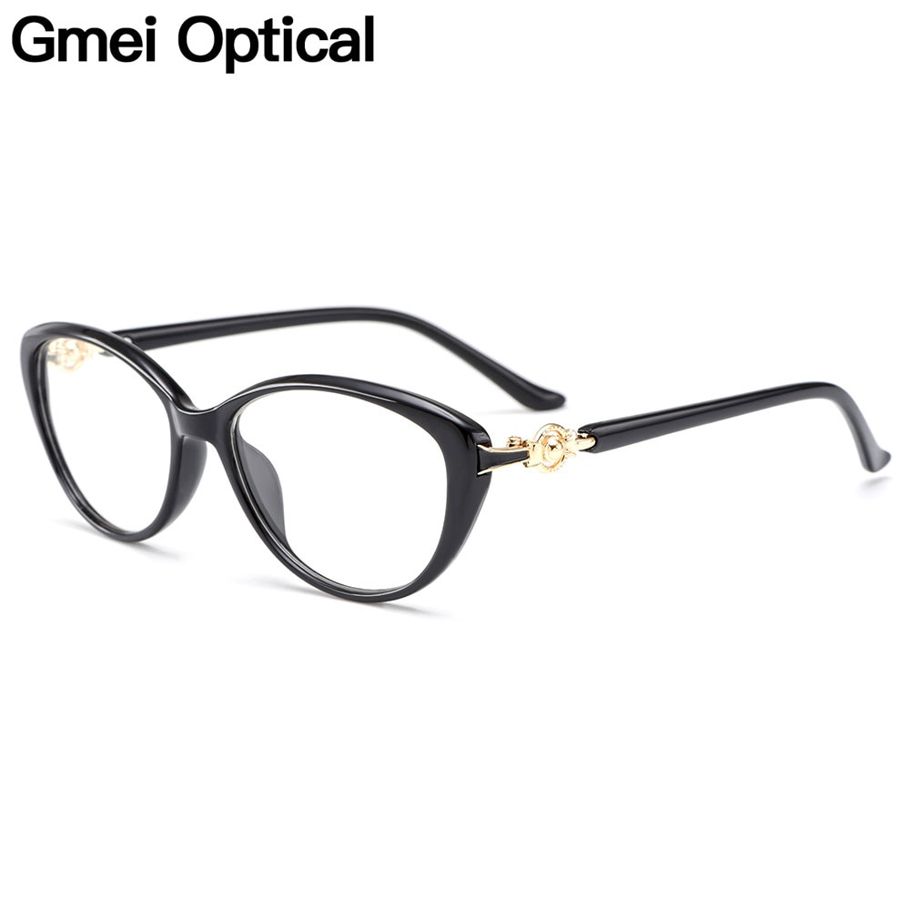 Gmei Optical Ultralight TR90 Cat Eye Women Optical Glasses Frame Eyeglasses Frames For Women Myopia Hyperopia Spectacles M1537