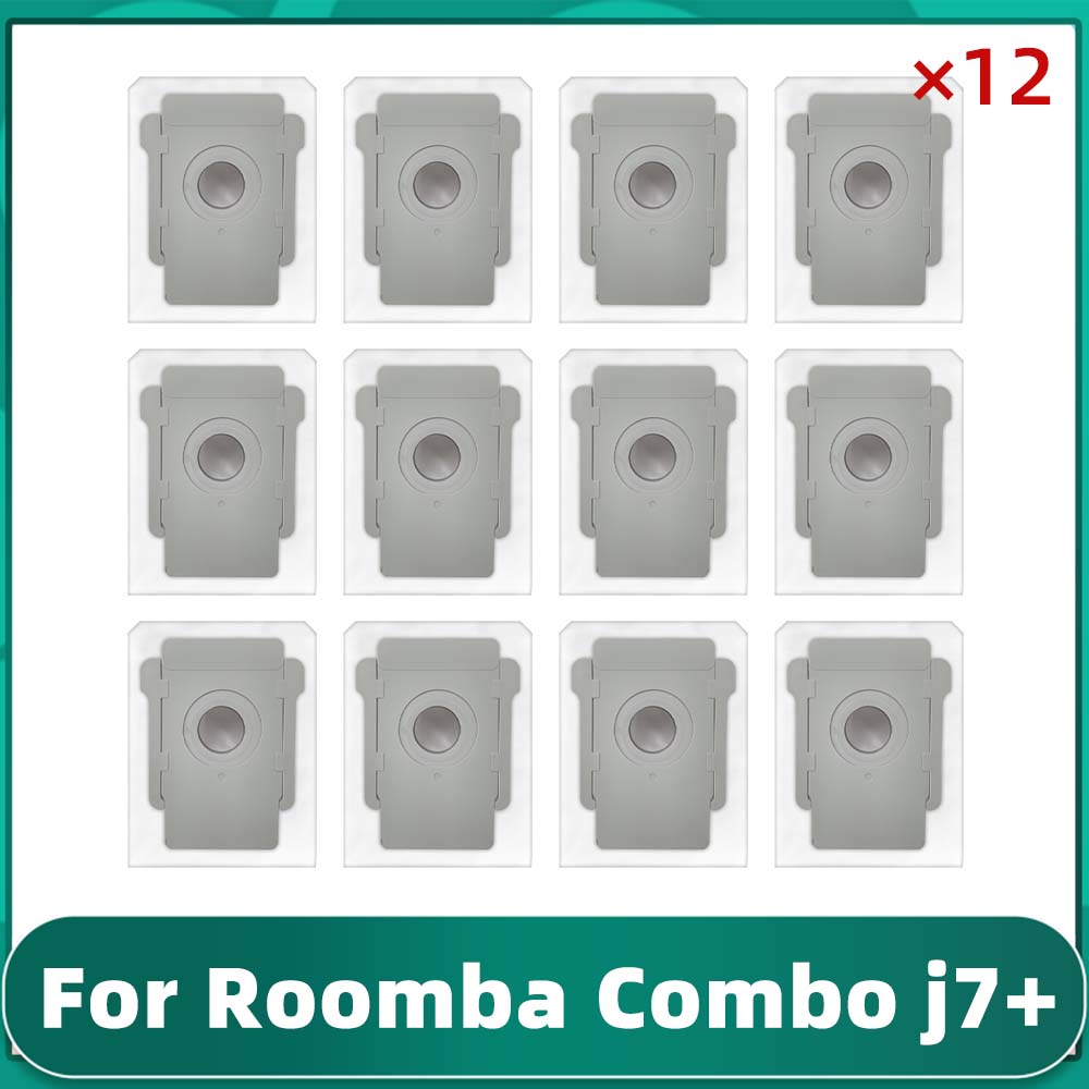 Kompatybilny z ( iRobot Romba Combo j7+ / j9+ / 10 Max ) Wałek, szczotka boczna, worek na kurz, mop, części zamienne i akcesoria do odkurzaczy robotów.: zgniły zielony