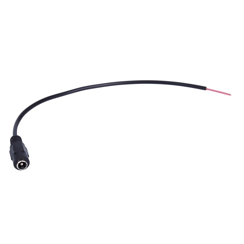 Lot de 30 fiches d'alimentation 12V cc, câble femelle de 15CM pour bande lumineuse LED CCTV