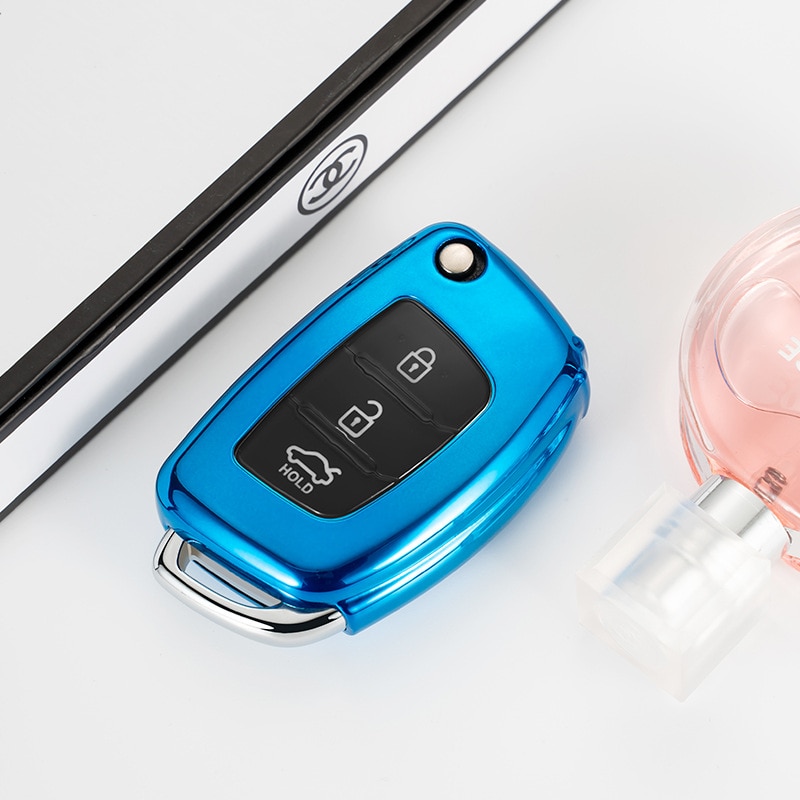 Tpu bilnøkkeldeksel hele deksler tilbehør til hyundai tucson creta  ix25 i10 i20 i30 verna mistra elantra