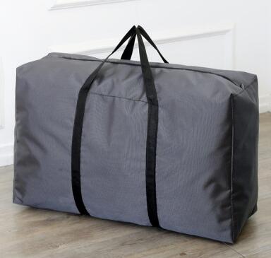 Cubos de embalaje de viaje Oxford, bolsa plegable grande, bolso de equipaje de viaje, bolsa de viaje portátil T671: GRAY