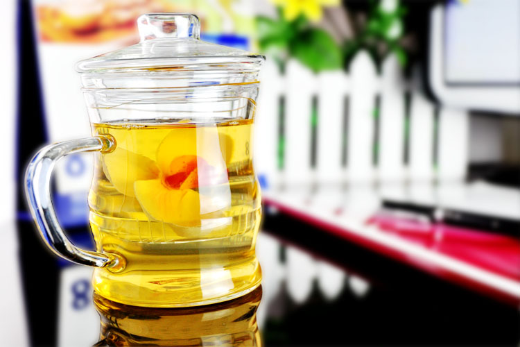 Freies drei teiliges einstellen für eine tasse, wärme reisistant glas gongfu sieb Filter Tee tassen