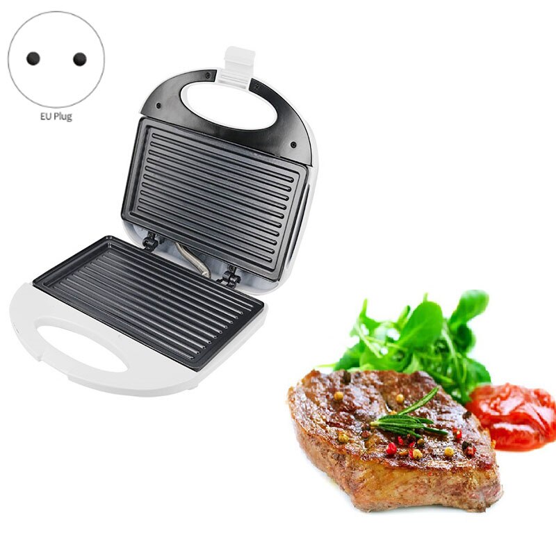 Máquina de desayuno, desayuno eléctrico, tostadas y grill, placa