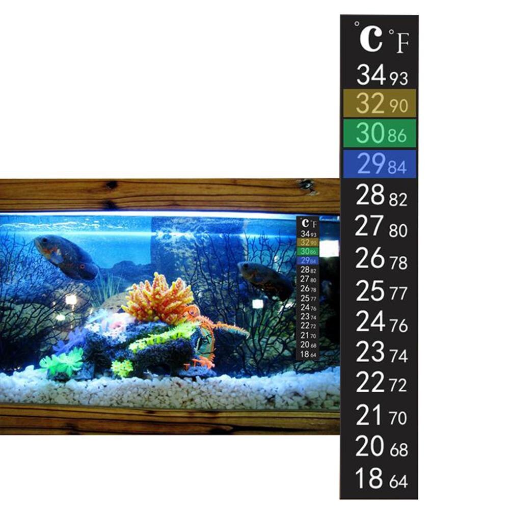 Aquário adesivo termômetro terrário tanque de peixes, preciso e fácil gambary, tanque de peixes, terrário
