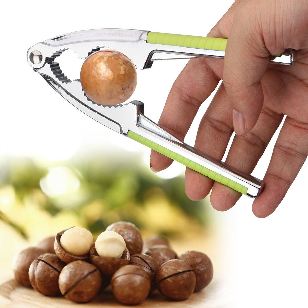 Hilife porca cracker sheller opener multi-função de aço inoxidável nutcracker pinho pecan avelã alicate rápida noz cracker