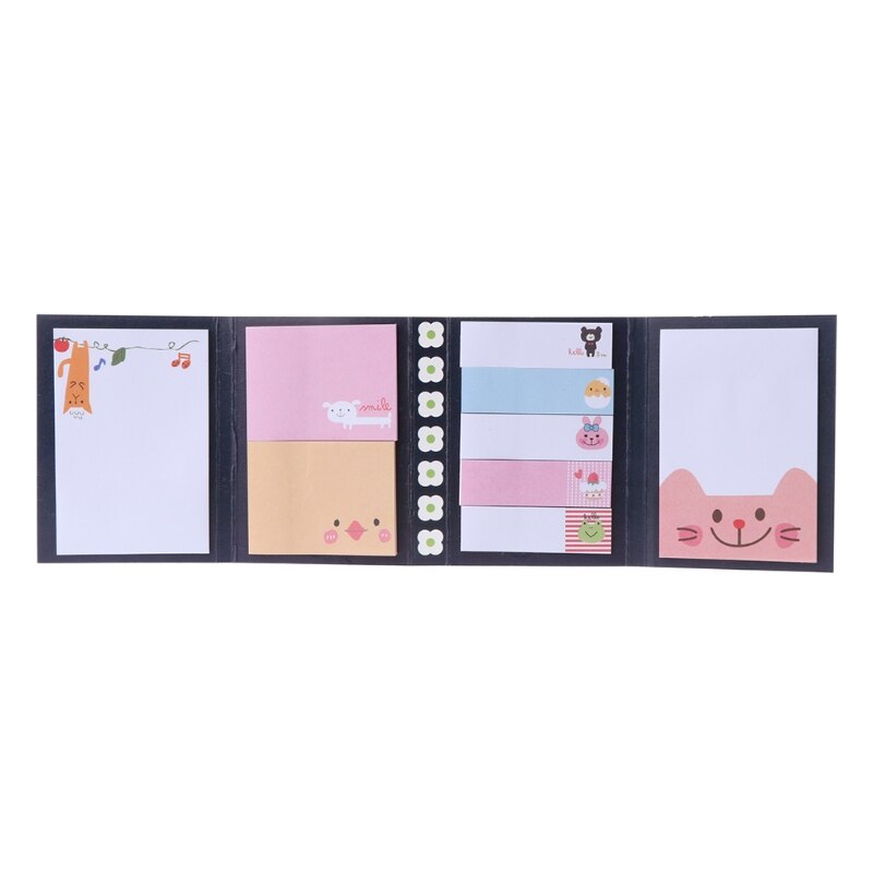 Leuke Cartoon Dier Notitie Memo Pad Notebook Label Briefpapier