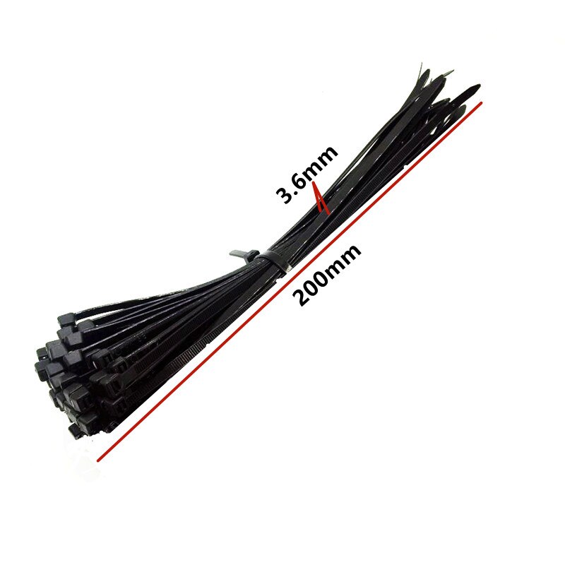 Arnés de cuerpo de marco de viga automática, circuito eléctrico, tubería de agua y aceite, bridas de púas, Base fija, sujetador de plástico, remache, 18 Uds.: 18PCS Tie