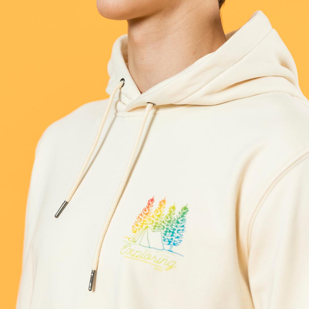 Simwood herfst winter kampeerprint hoodies heren 360g dikke hoodies met capuchon plus size joggingspakken