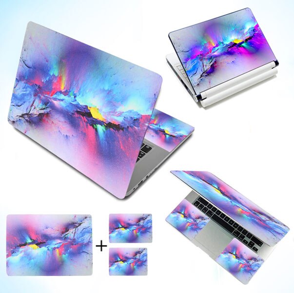 PVC 15 "15,4" 15,6 "Gehirn Drucke Laptop Aufkleber Aufkleber Abdeckung Resuable Notizbuch Haut Schutz für Macbook Lenovo HP ASUS ACER Dell