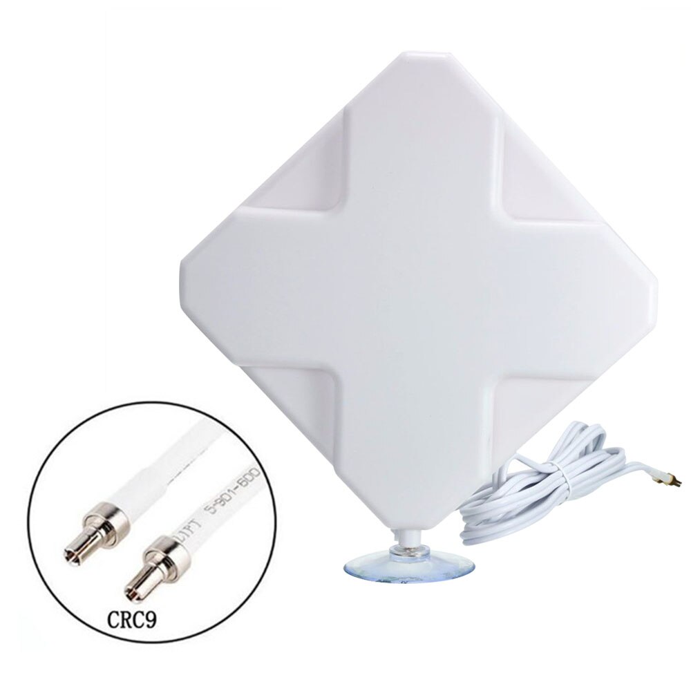 Indoor Antenna 4G LTE Antenna High Gain 35dBi Dual Cable SMA TS9 CRC9 Male Connector Mobile Antenna For 3G 4G Router Modem: CRC9