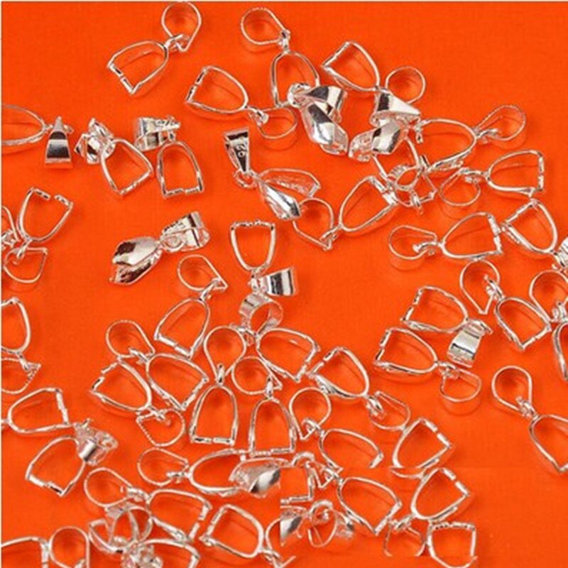 50 stücke Schmuck DIY Zubehör 925 Silber Haken Für Halskette Erkenntnisse & Komponenten 5*13MM