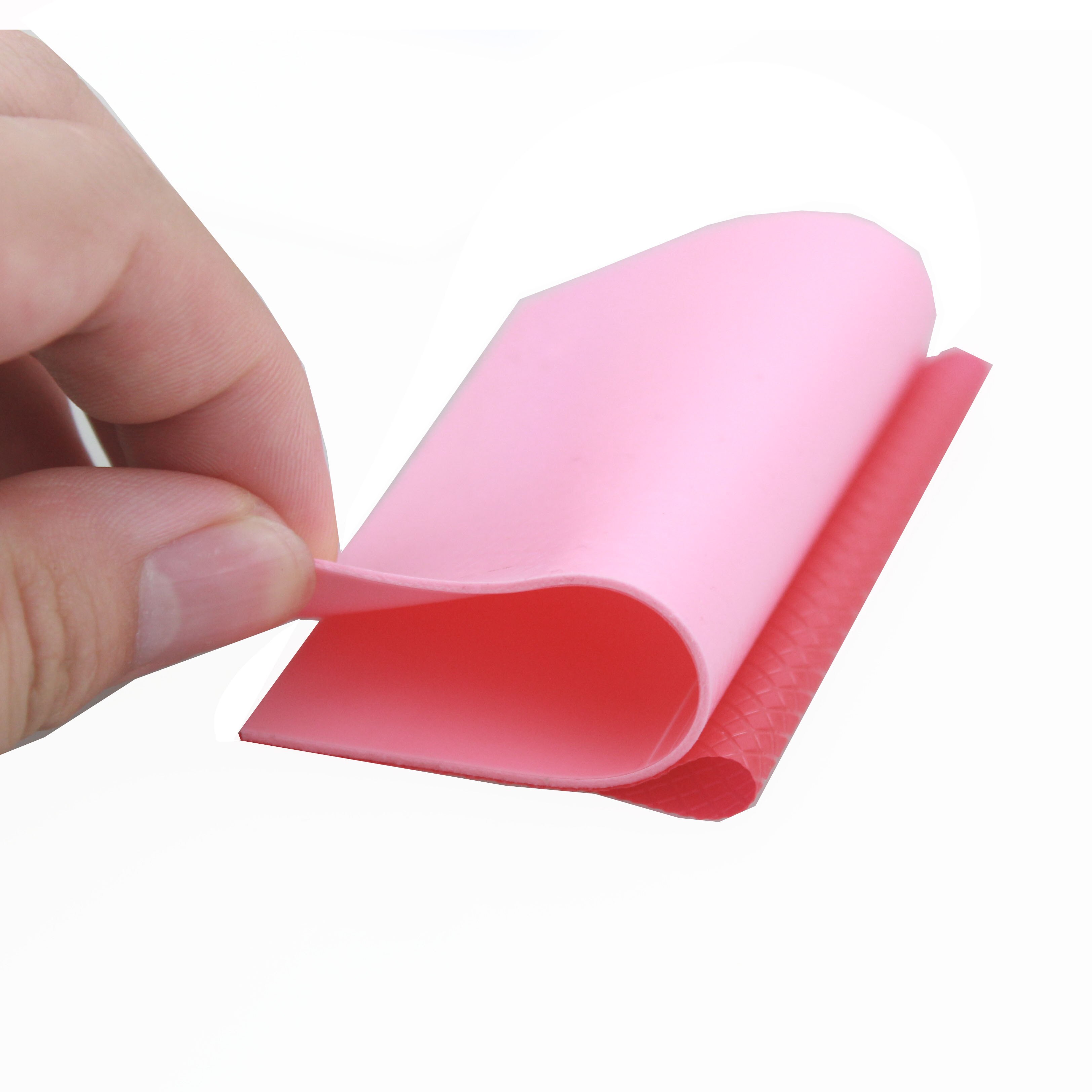 1pcs Gdstime 100mm x 100mm x 1mm 0.1cm Thickness Pink Thermal Conductive Silicone Pad