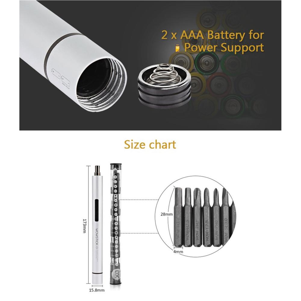 Xiaomi Mijia Wowstick 1F zawodowiec śrubokręt Ultraprecise zestawy śrubokręt głowy uchwyt zestaw samolot płyta główna telefon naprawa narzędzia