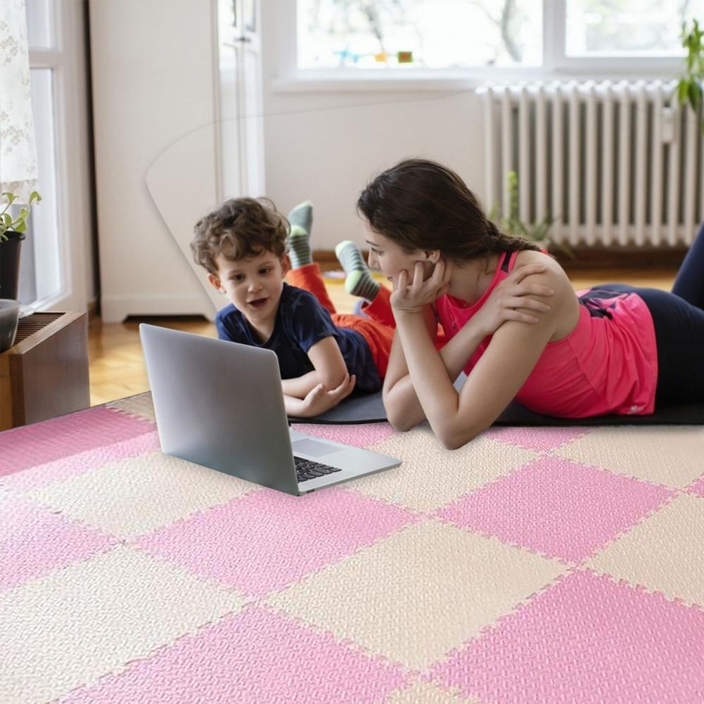 Tappetini per esercizi in schiuma tappetini per palestra tappeti morbidi tappeto per arrampicata piastrelle per pavimenti in EVA ad incastro per Yoga tappeti per Fitness piastrelle per pavimenti