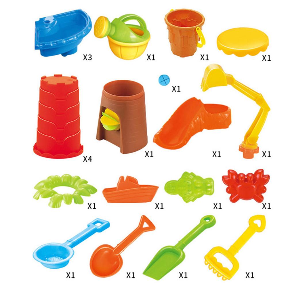Table de plage et d&#39;eau pour enfants, ensemble de jeu pour creuser du sable, pour la piscine, coffret