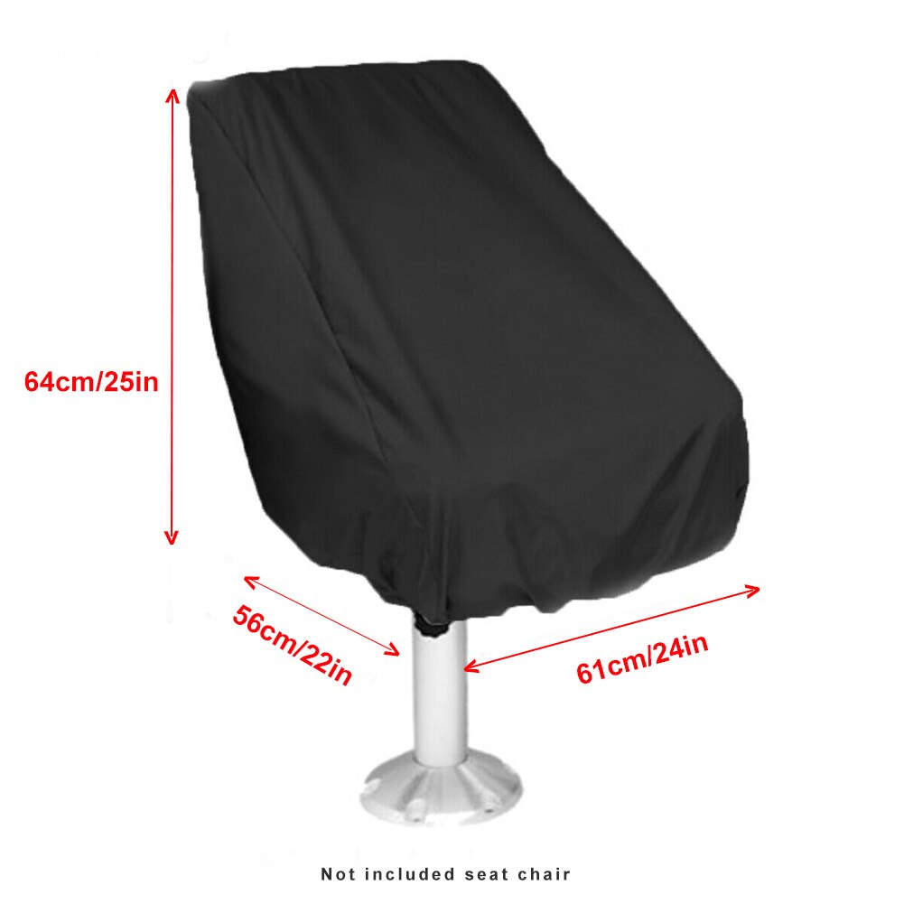 Timonel cierre elástico protección barco cubierta de asiento de capitán de pesca silla nave plegable al aire libre Polvo resistente a los rayos UV impermeable