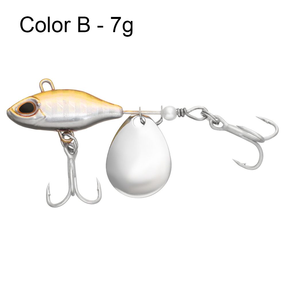 1PC 44mm/13.6g Metal Mini VIB łyżka Spin cekiny przynęta Tackle Pin twarda przynęta Crankbait wibracje Spinner tonący przynęty