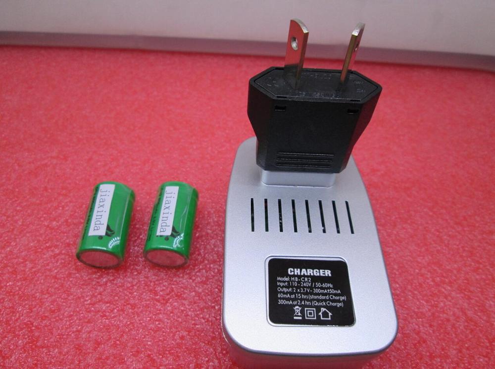 CR2+charger 800mah 15270 3v Rechargeable lithium battery(2 battery +1charger): The Australian plug